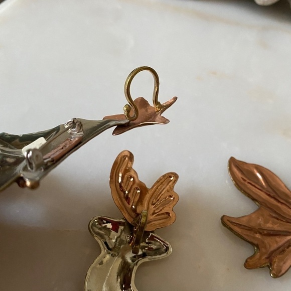 Maple Leaf/Holiday Brooch Copper Handmade Crude Thanksgiving/Holiday Pendant - Picture 9 of 13